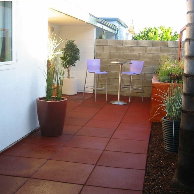 Square Colored Rubber Floor Tiles4